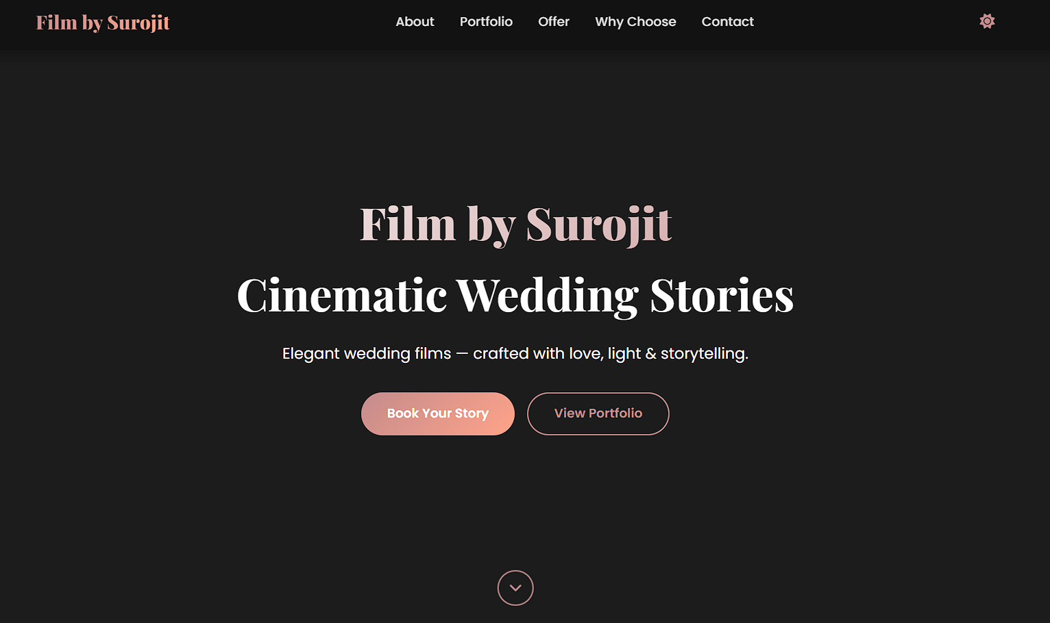 Surojit Saha Portfolio Screenshot